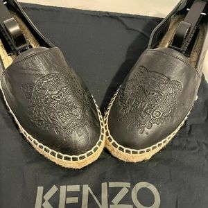 Kenzo  genuine leather espadrilles size 6.5